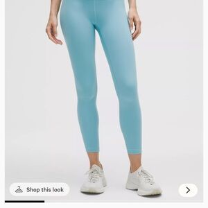 lululemon athletica Light Blue Leggings